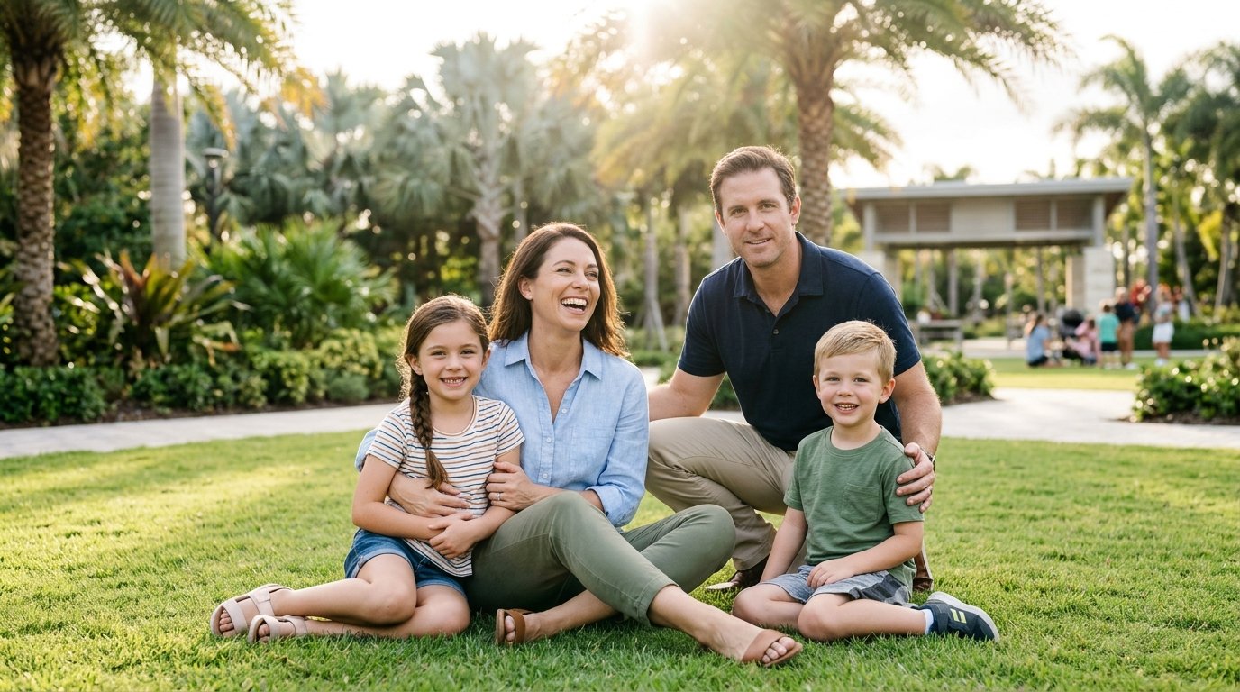 Happy American family together at home protected by Assertive Insurance