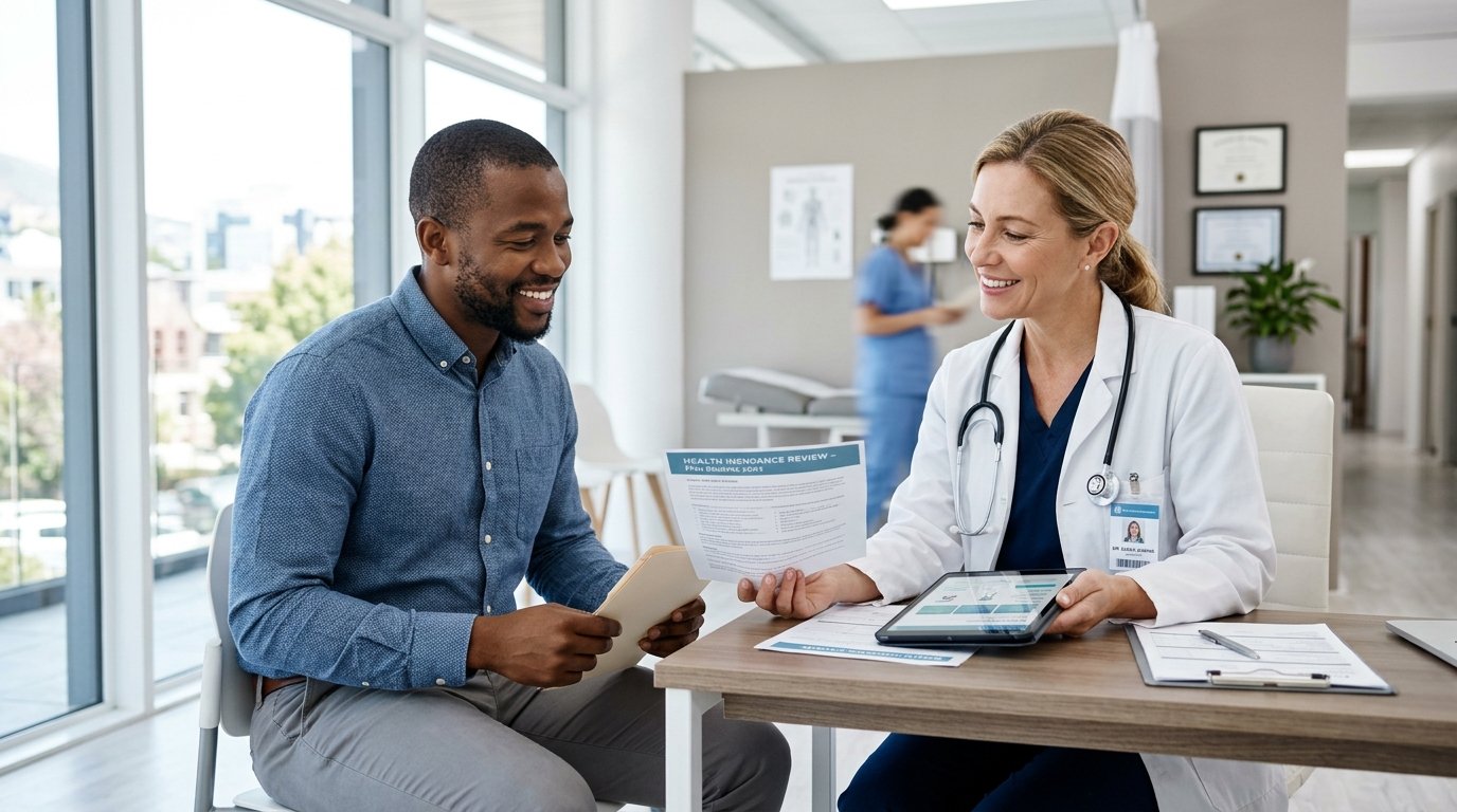 Licensed Florida physician conducting personalized medical consultation with patient